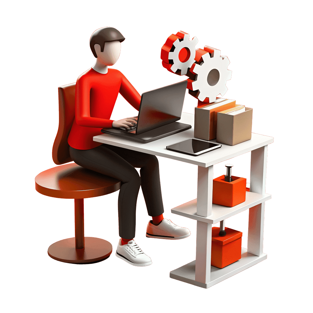 Personne utilisant un ordinateur pour consulter ses réseaux sociaux, illustrant l'engagement et l'interaction